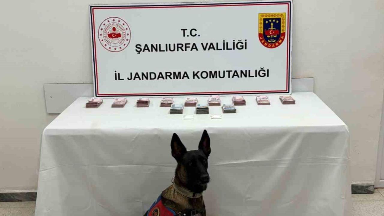 Şanlıurfa’da 210 bin TL ile uyuşturucu madde ele geçirildi
