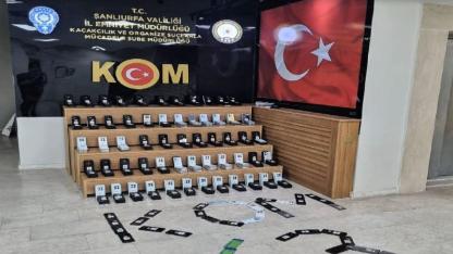 Şanlıurfa’da 9 milyon liralık kaçak cep telefonu ele geçirildi ( VİDEO)