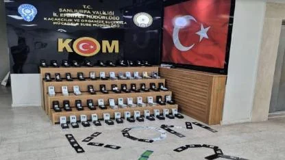 Şanlıurfa’da 9 milyon liralık kaçak cep telefonu ele geçirildi ( VİDEO)