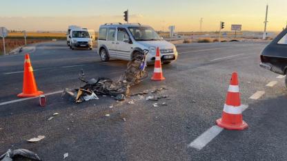Şanlıurfa'da kamyon ile elektrikli bisiklet çarpıştı: 2 yaralı