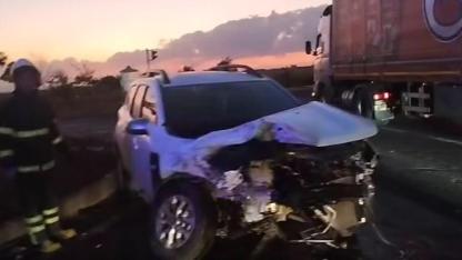 Şanlıurfa’da mazot yüklü tanker otomobile çarpıştı: 6 yaralı