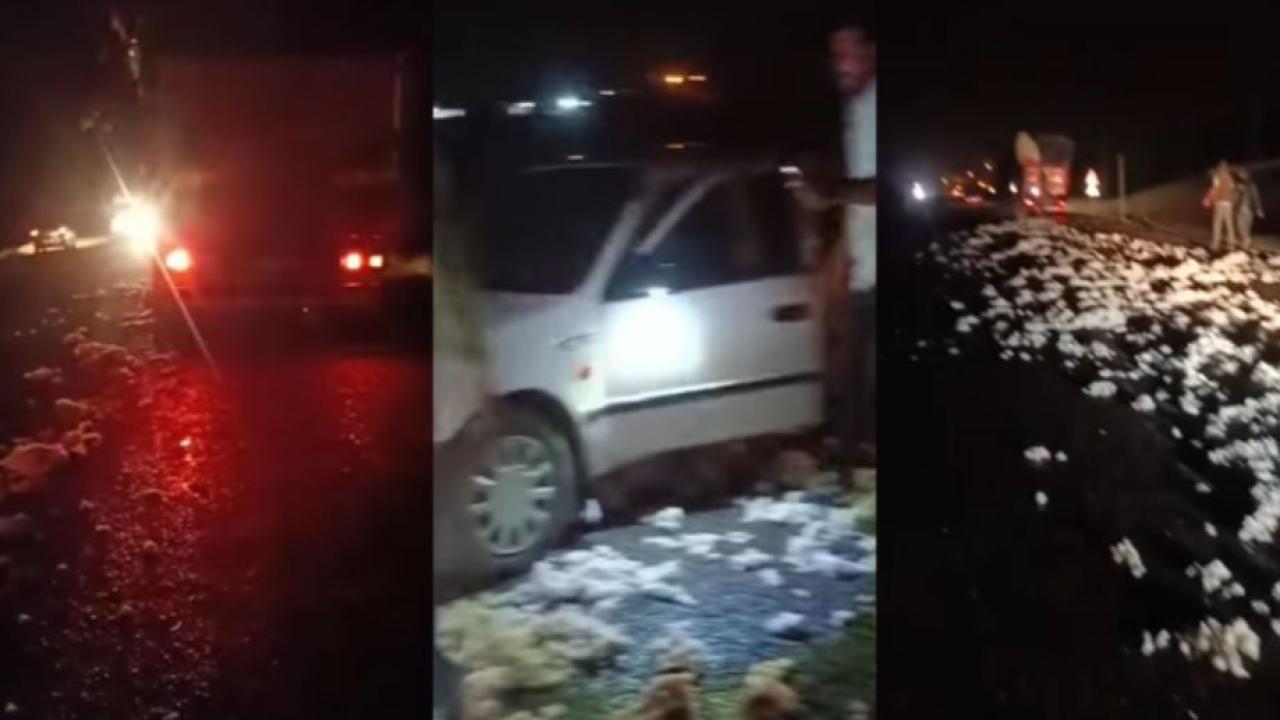 Şanlıurfa’da pamuk yüklü iki kamyon ve bir otomobil kazaya karıştı