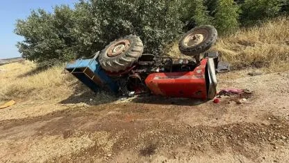 Şanlıurfa’da traktör devrildi: 2 ağır yaralı