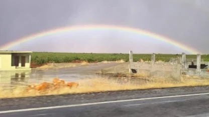 Şanlıurfa'da yağış sonrası görsel şölen