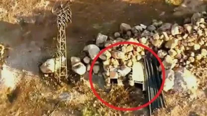 Şanlıurfa'da yerin altına koyulan kaçak trafo dronla tespit edildi