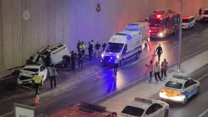 Şanlıurfa’da zincirleme trafik kazası: 1’i ağır 5 yaralı