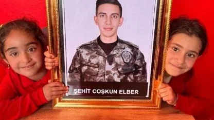 Siverek Kamışlı İlkokulu’nda şehitler için anlamlı çalışma