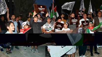 Siverek’te Sumud Filosu’na destek konvoyu