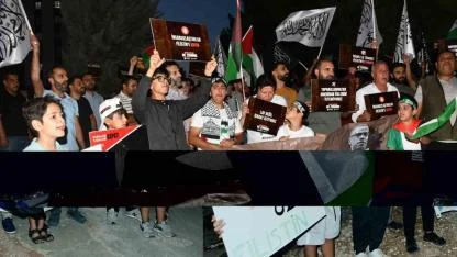 Siverek’te Sumud Filosu’na destek konvoyu