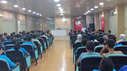 Sumud Filosu Üyesi Şanlıurfa'da öğrencilerle buluştu