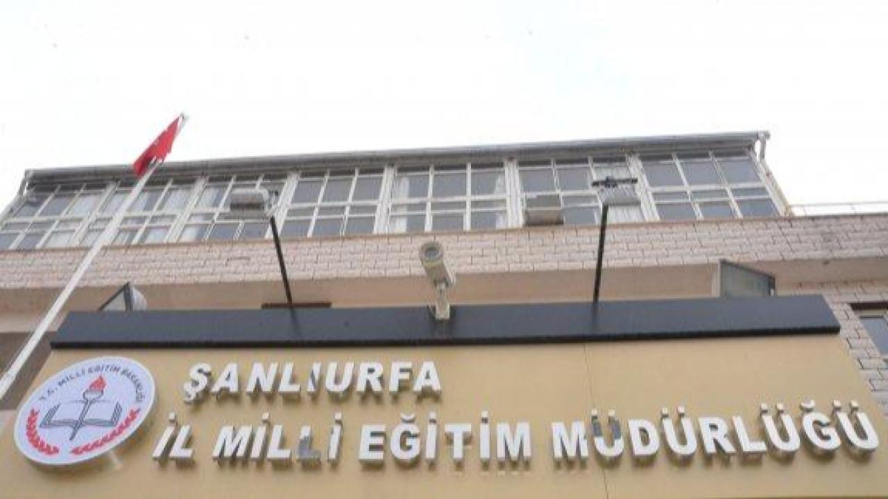 Urfa İl Milli Eğitim Müdürlüğünden kınama