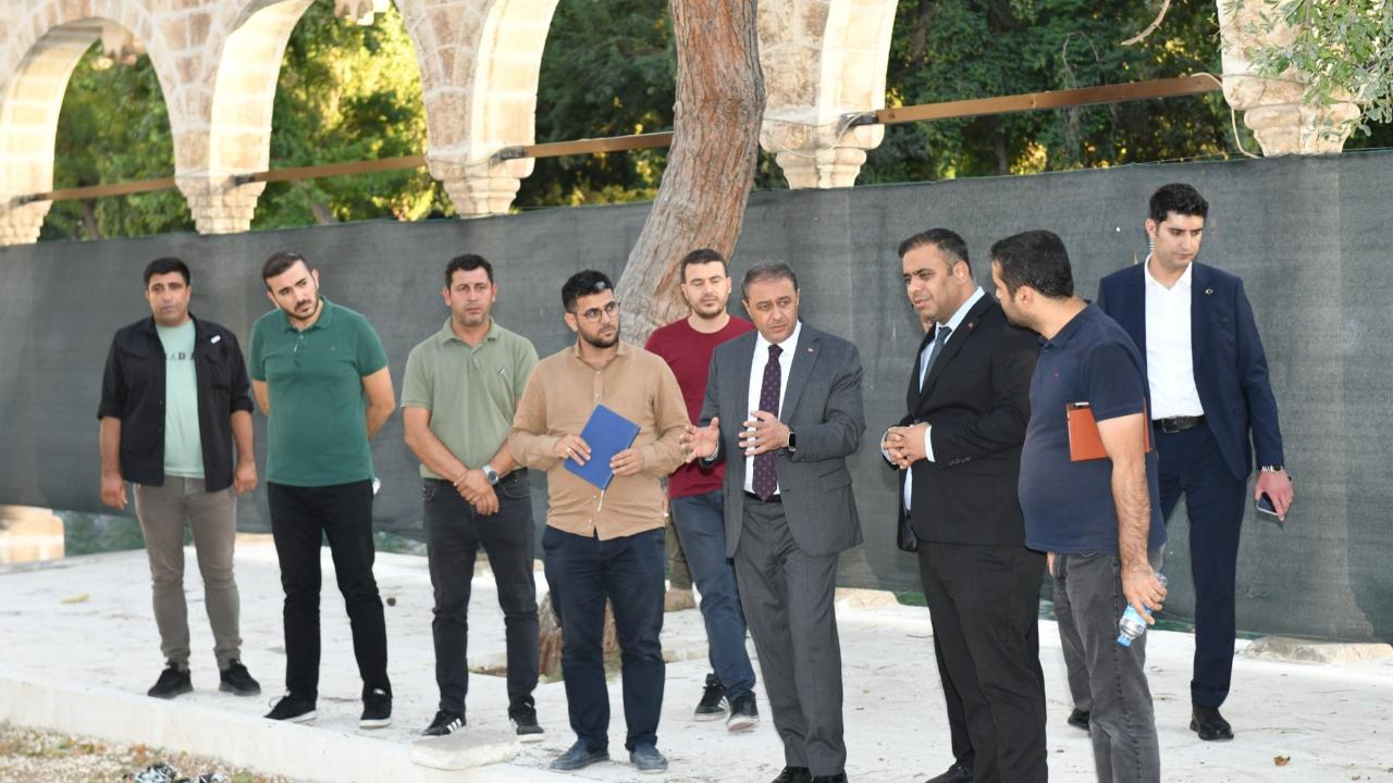 Vali Şıldak, Balıklıgöl’deki çalışmaları yerinde inceledi
