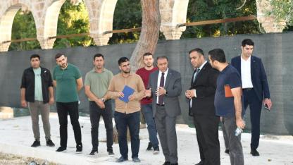 Vali Şıldak, Balıklıgöl’deki çalışmaları yerinde inceledi