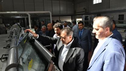 Vali Şıldak, Gıda OSB'de incelemelerde bulundu