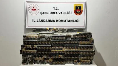 Viranşehir ve Akçakale’de kaçak sigara operasyonu