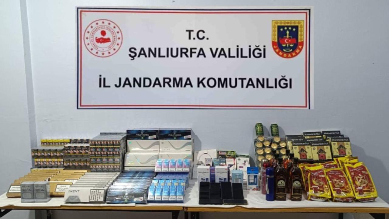 Viranşehir’de tütün ve alkol kaçakçılarına operasyon