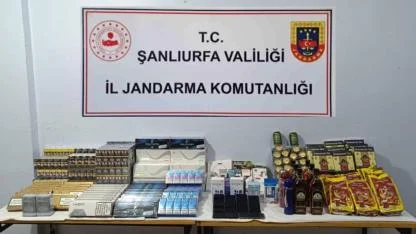 Viranşehir’de tütün ve alkol kaçakçılarına operasyon