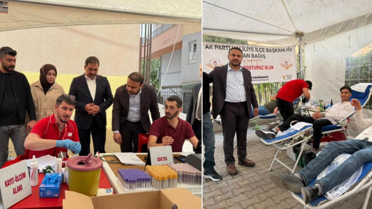 AK Parti Haliliye Teşkilatından Kızılay’a Kan Bağışı Desteği