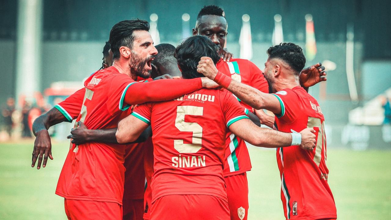 Amedsporlu oyuncular savunmaya geçti