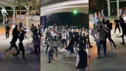 Antalya’da düğünde çıkan kavgada sandalyeler havada uçuştu