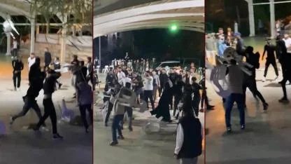 Antalya’da düğünde çıkan kavgada sandalyeler havada uçuştu