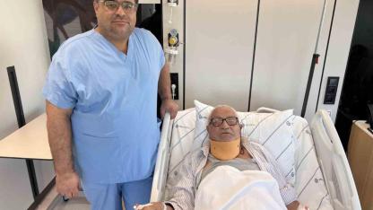 Boyun omuriliğindeki daralma ameliyatı: Yaşlı hasta yeni teknikle ertesi gün sağlığına kavuştu