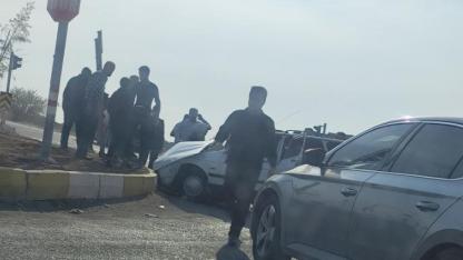 Bozova’da iki otomobil çarpıştı