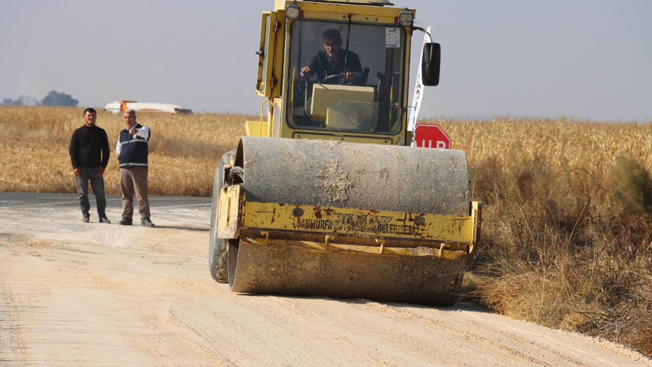 Büyükşehir,Suruç kırsalında yol konforunu artırıyor