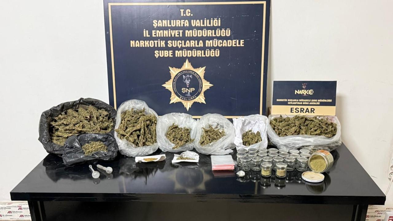 Ceylanpınar’da uyuşturucu operasyonu