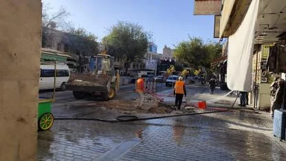 Divanyolu'nda yenileme çalışmaları sürüyor