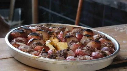 Doğal antibiyotik soğan kebabı