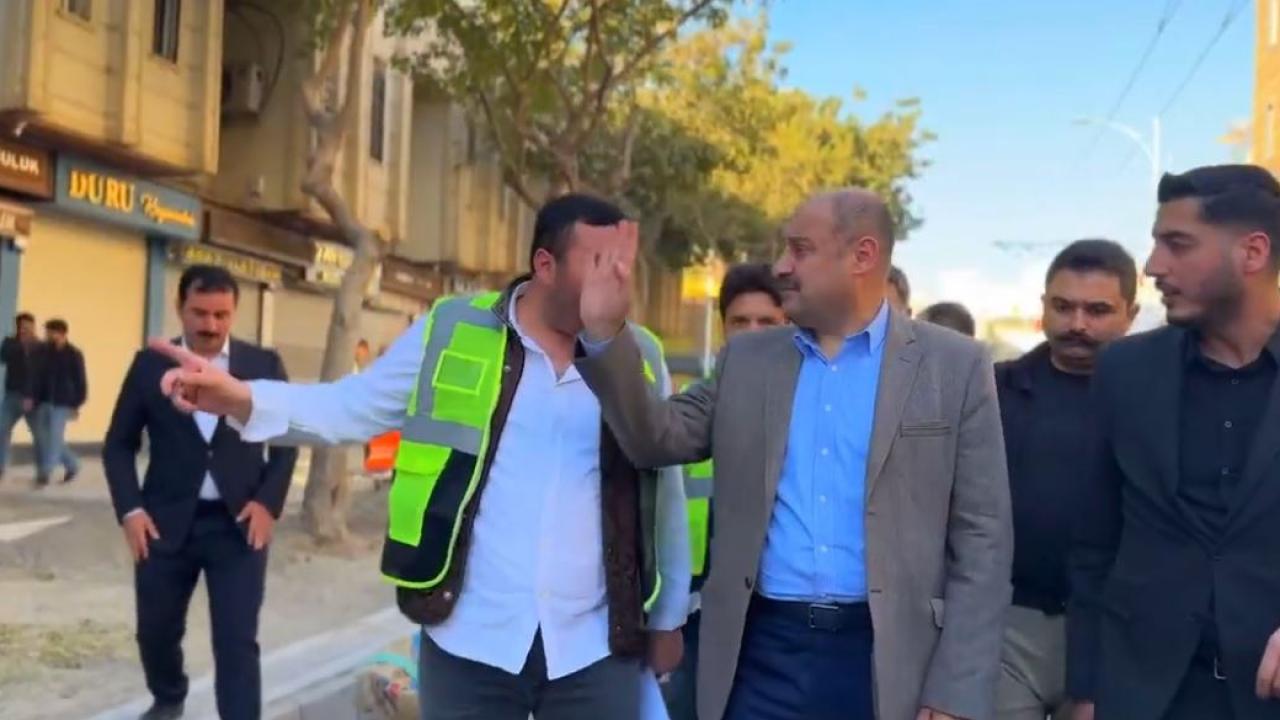 Gülpınar, Divanyolu’ndaki tramvay çalışmalarını yerinde inceledi