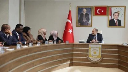 Gülpınar, Etiyopya heyetini ağırladı