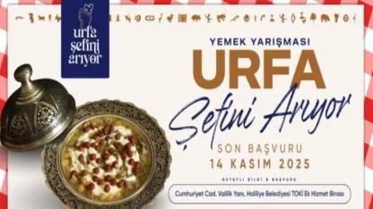 Haliliye Belediyesi’nden lezzet dolu yarışma: ‘Urfa Şefini Arıyor’