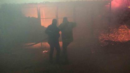 Konteyner yangını korkuttu