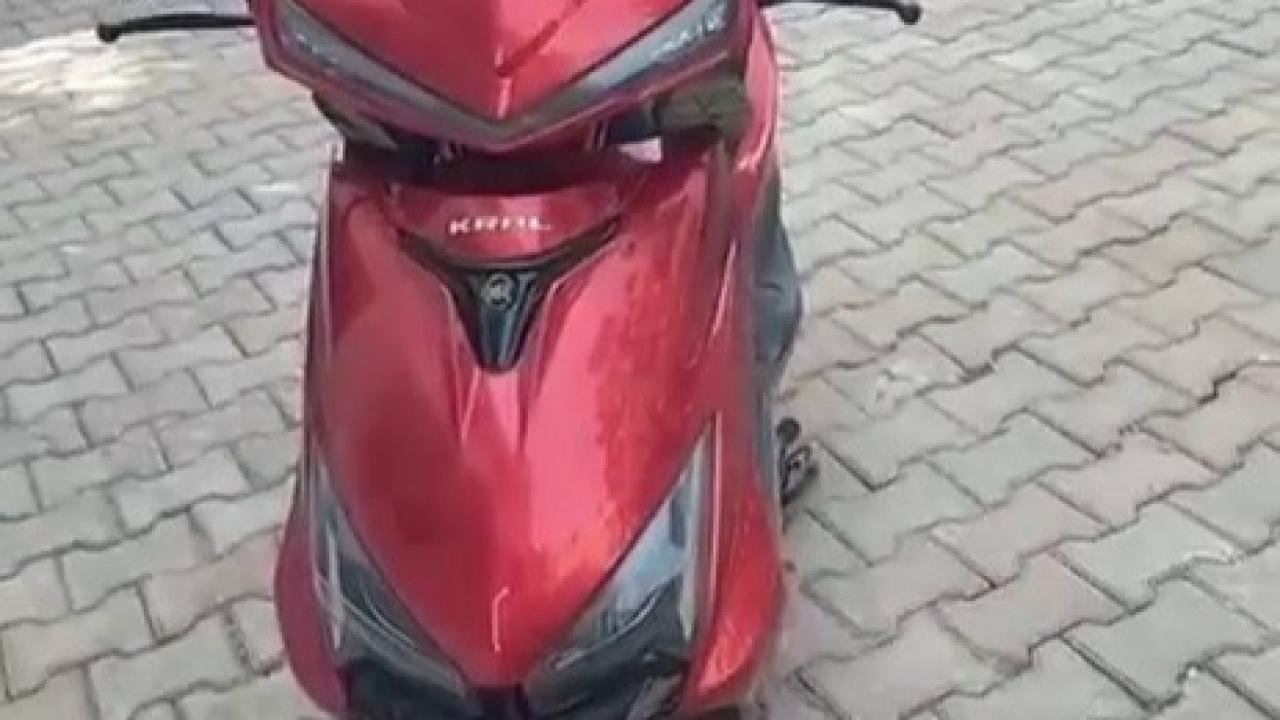 Park halindeki motosiklet çalındı