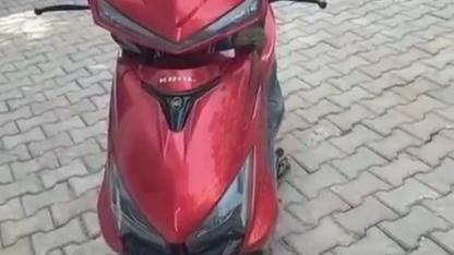 Park halindeki motosiklet çalındı