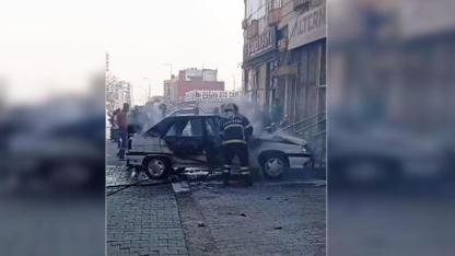 Şanlıurfa oto sanayide yangın