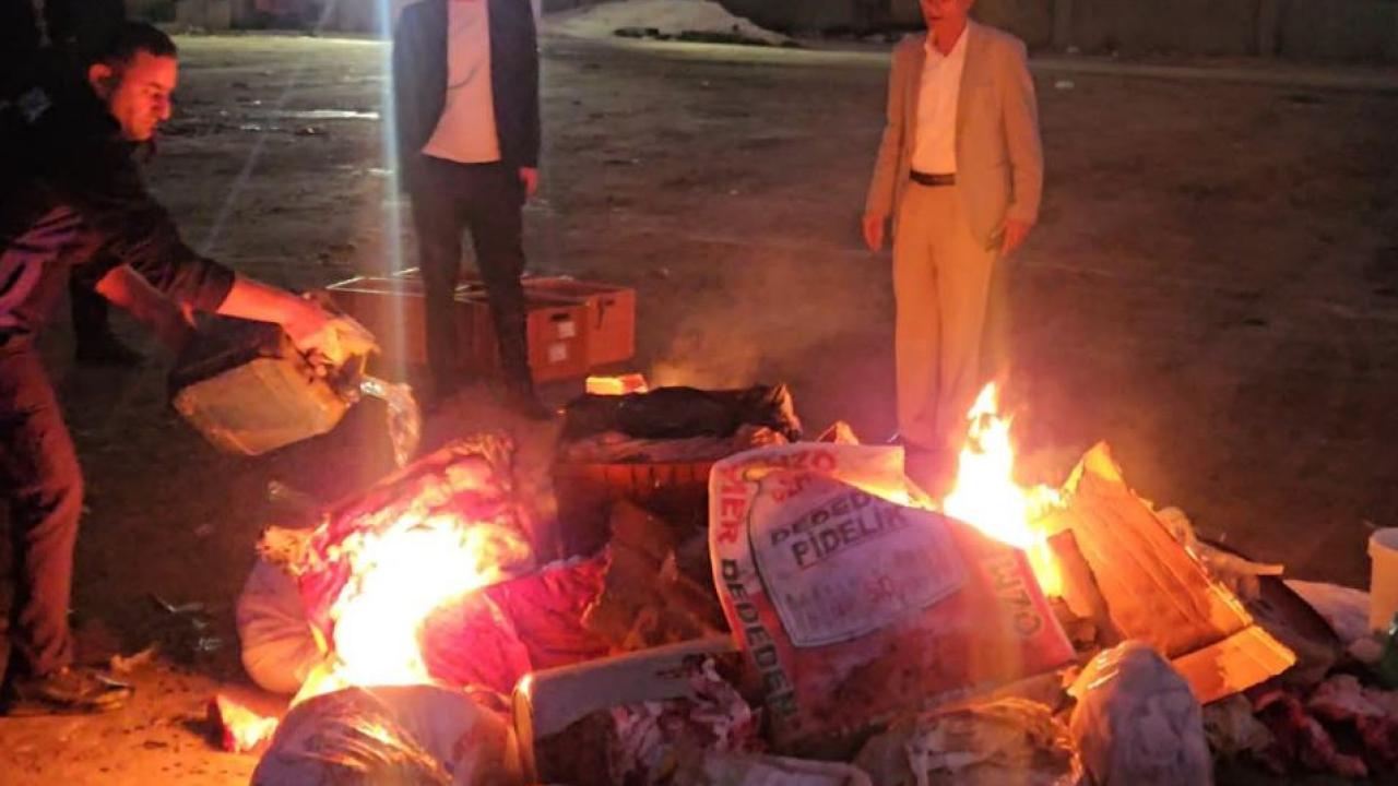 Şanlıurfa’da 1 ton kaçak ve bozuk et ele geçirildi