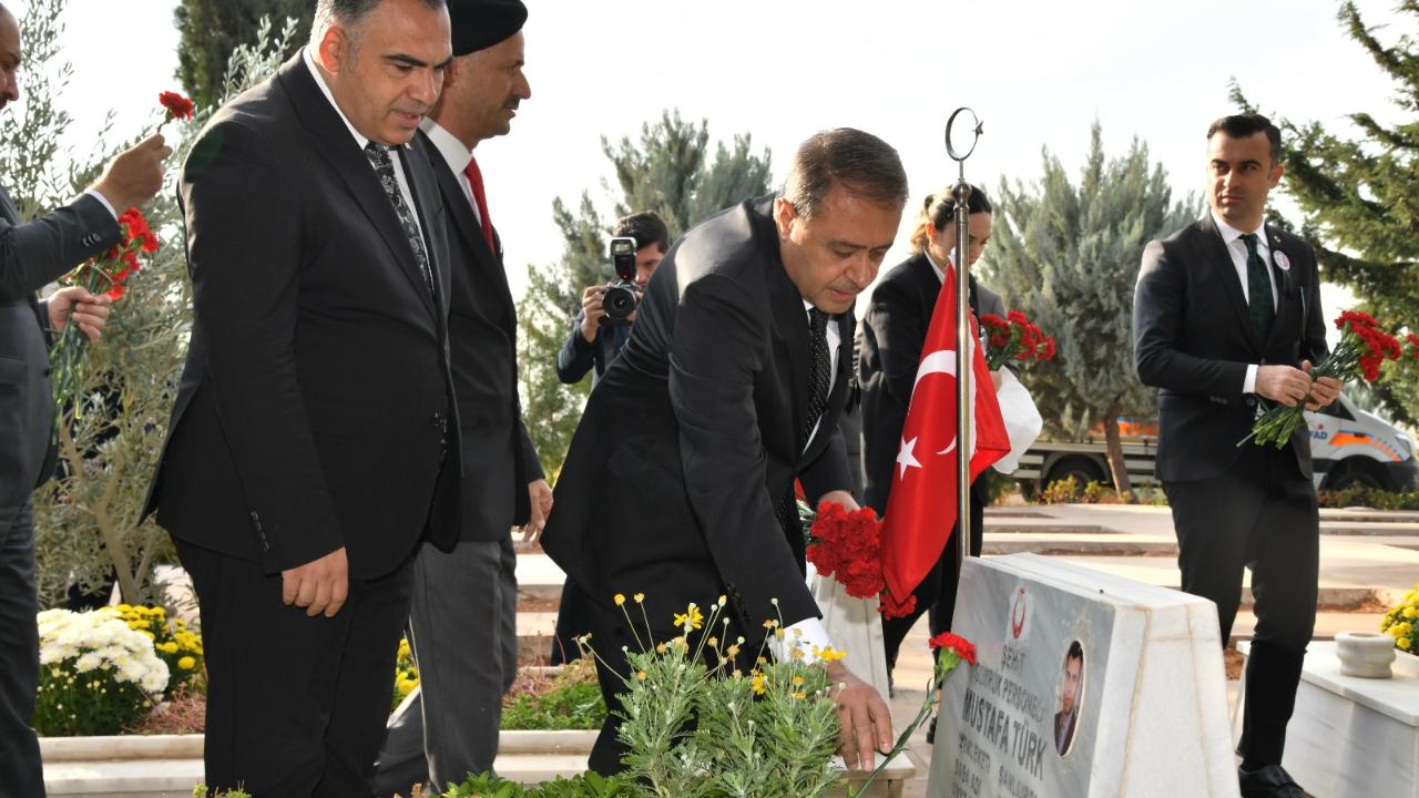 Şanlıurfa’da 10 Kasım Atatürk’ü anma töreni düzenlendi