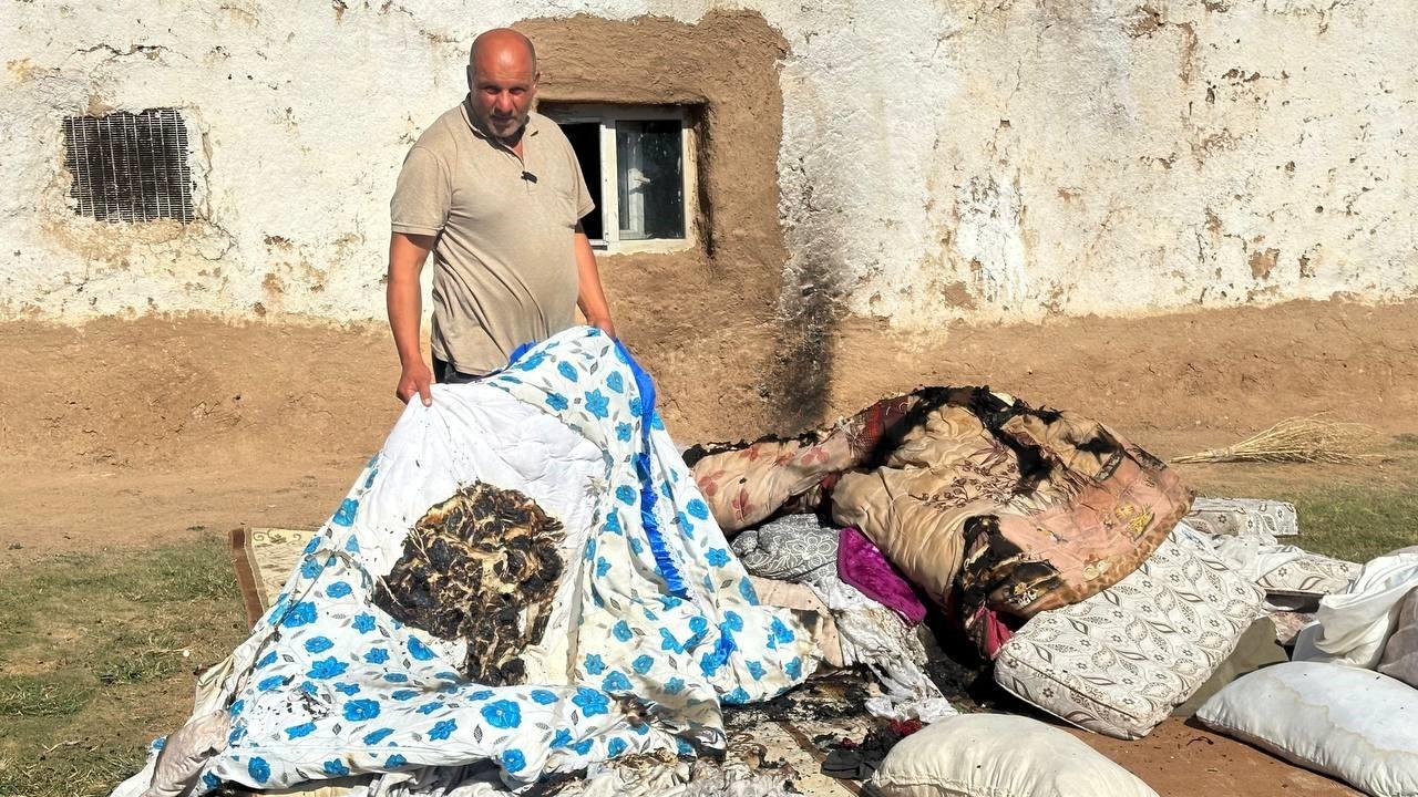 Şanlıurfa&#039;da bir evdeki eşyalar kendi kendine alev alıyor