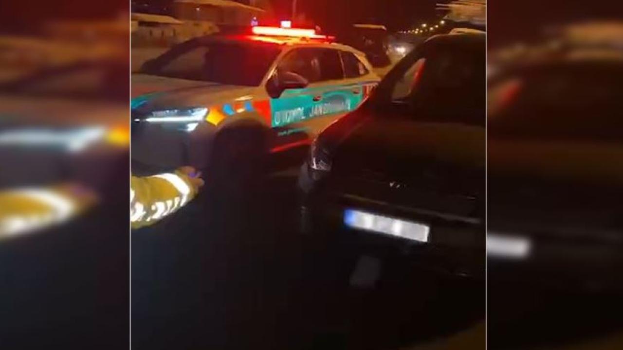 Şanlıurfa’da çakar lamba takılı araca rekor ceza (VİDEO)