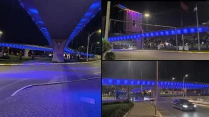 Şanlıurfa’da diyabete dikkat çekmek için bu çalışmayı yaptılar