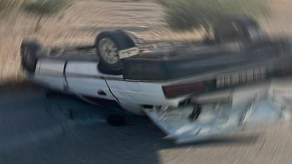 Şanlıurfa’da otomobil takla attı