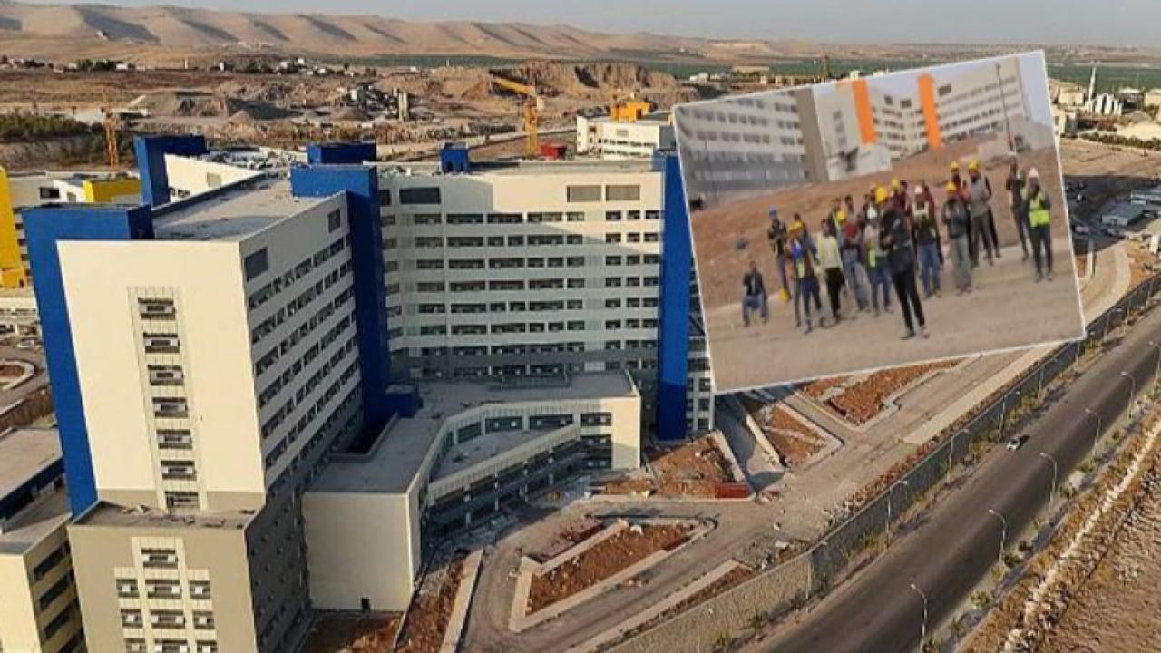 Şanlıurfa’da şantiye işçileri kazan kaldırdı (VİDEO)