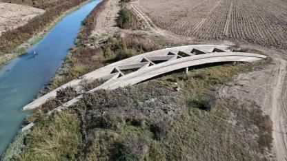 Seyhan Baraj Gölü kurudu Alman Köprüsü ortaya çıktı