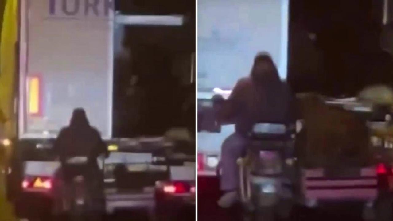 Seyir halindeki tırdan koyun çalan şüpheliler yakalandı