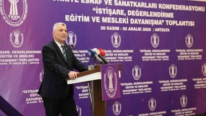 TESK Başkanı Palandöken: "Az kazanandan az, çok kazanandan çok vergi alınmalı"