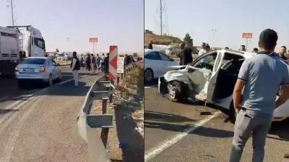 Viranşehir-Şanlıurfa yolunda kaza: 5 yaralı