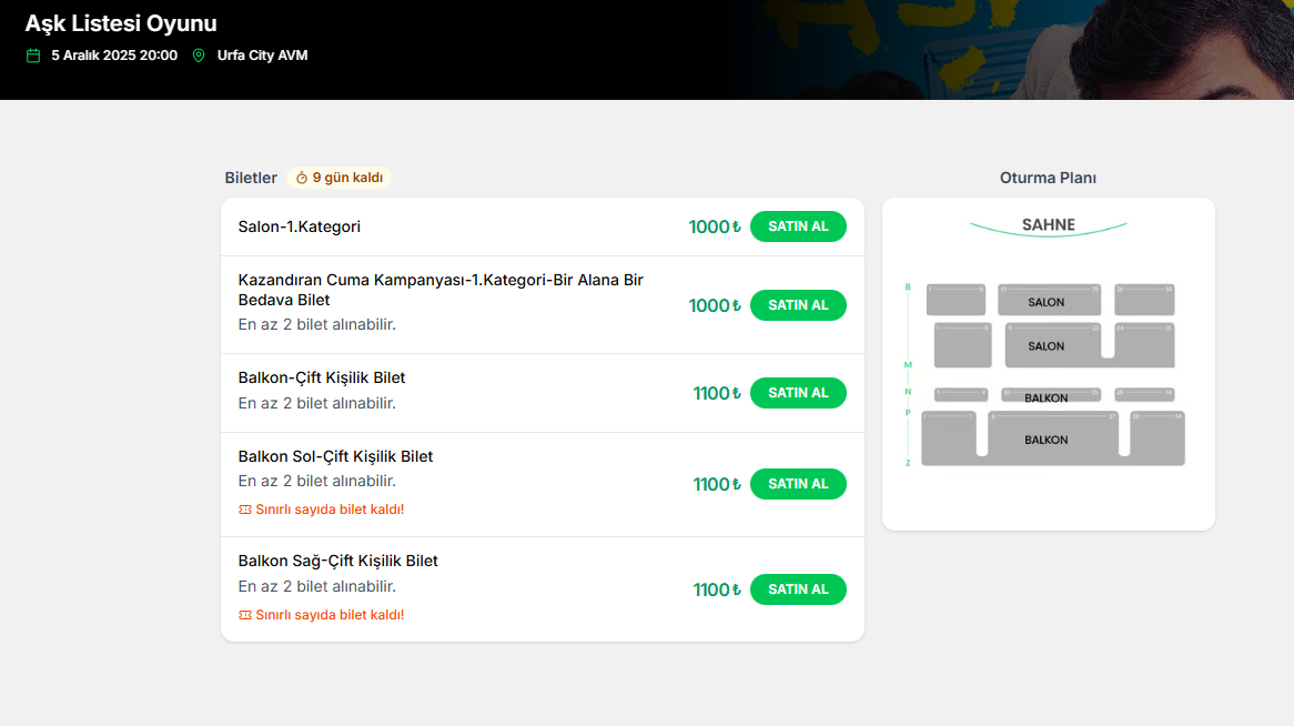 Ödüllü oyun Şanlıurfa'ya geliyor. Biletleri dudak uçuklattı